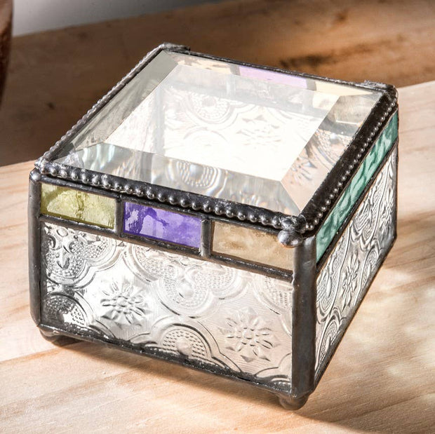 Colorful Purple Turquoise Blue Green Glass