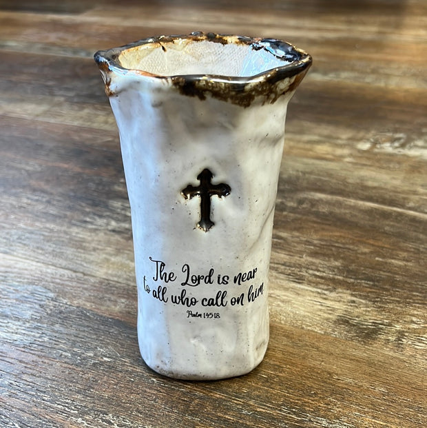 The Lord is near to all...Vase