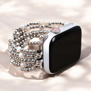 Shimmering Pearl Stretch Apple Watch Band