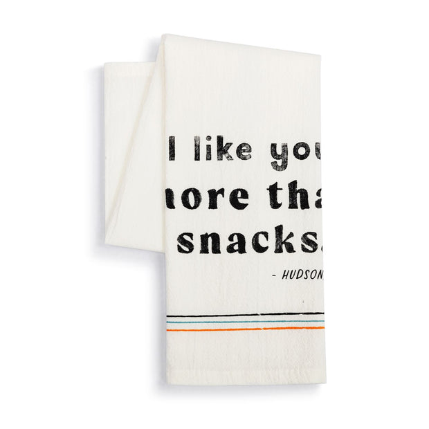 More than Snacks Flour Sack Towel