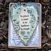 To Plant a Seed Pottery Ornament