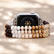 Golden Sand Stone Stretch Apple Watch Band