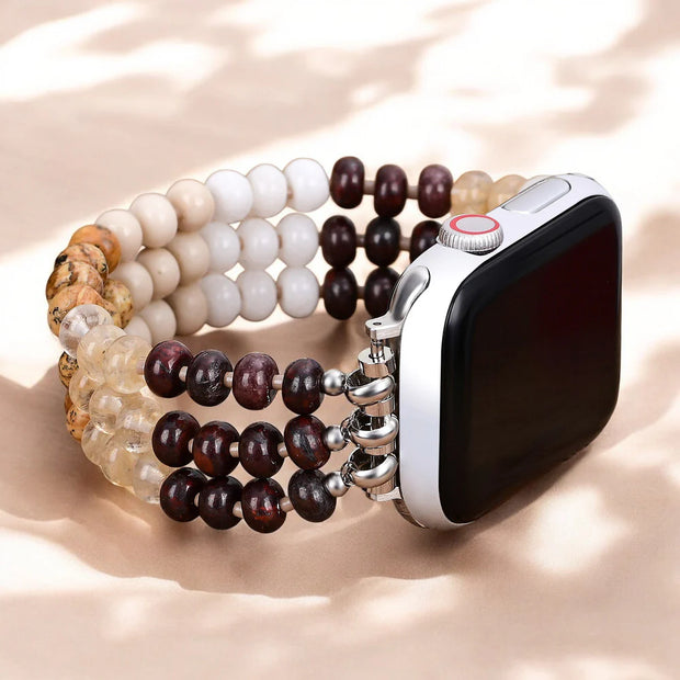 Golden Sand Stone Stretch Apple Watch Band