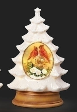 Lighted Cardinal Diorama Tree Lantern