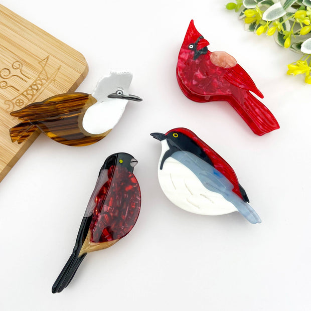 Charming Bird-Inspired Hair Claw Clip Collection