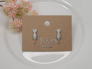 Sparkly Cat Post Earrings