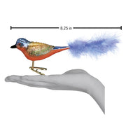 Painted Bunting Clip-on Ornament