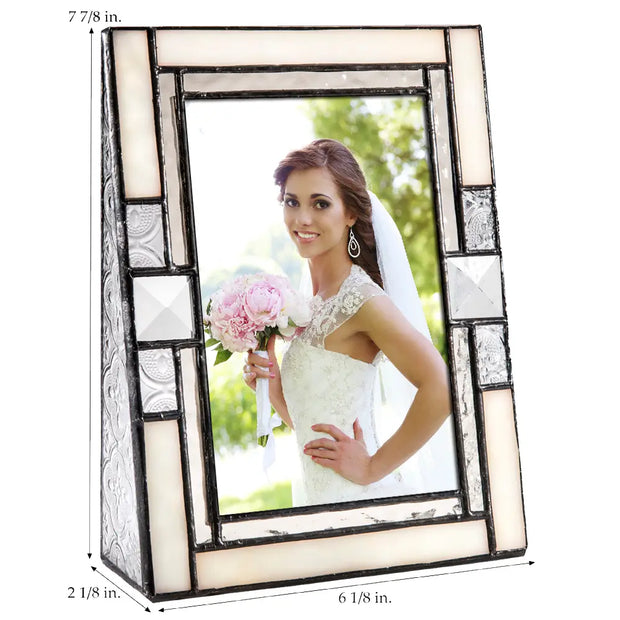 Ivory Opalescent Picture Frame
