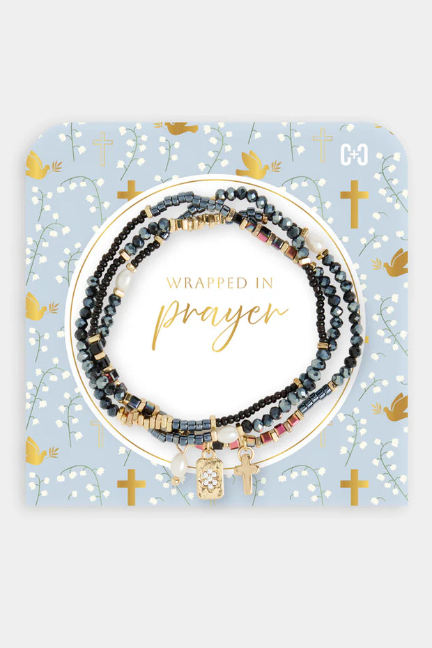 Wrapped in Prayer Bracelet - 6 colors