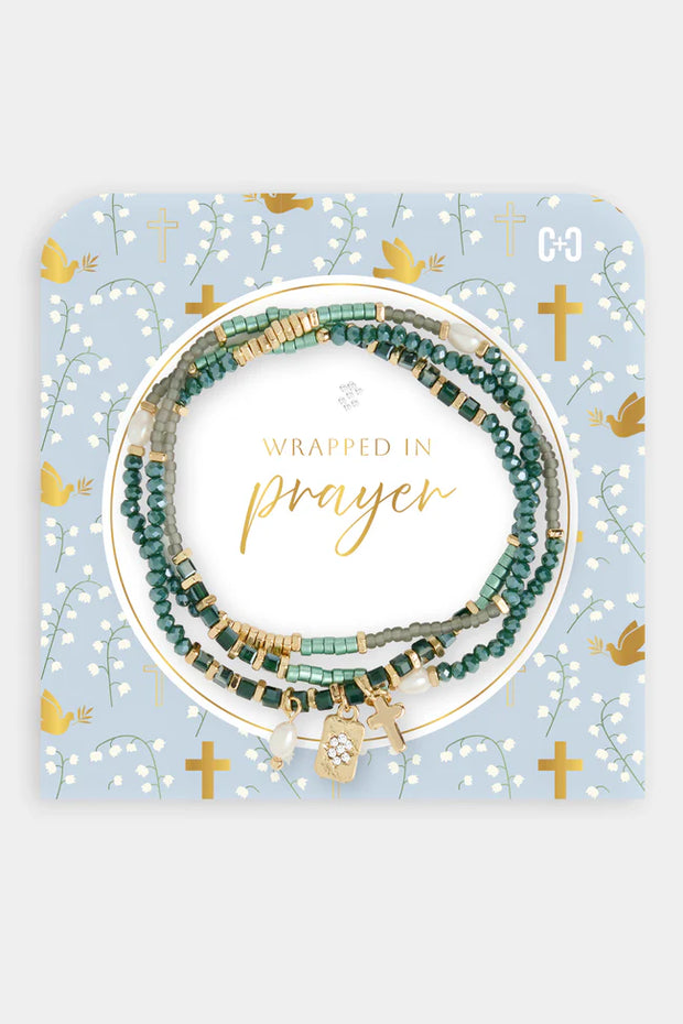 Wrapped in Prayer Bracelet - 6 colors