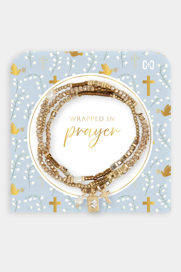 Wrapped in Prayer Bracelet - 6 colors