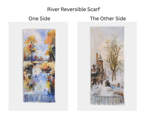 Fall/Winter Scenic 2-in-1 Scarf, 4 styles