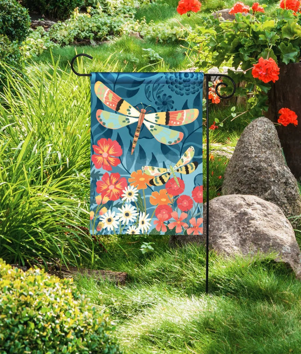 Dragonfly Dream Garden Flag