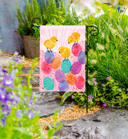 Spring Chicks Garden Flag