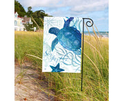 Saphire Sea Turtle Garden Flag