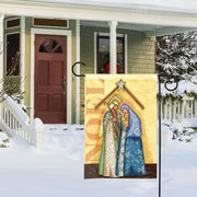 Noel Nativity Garden Flag