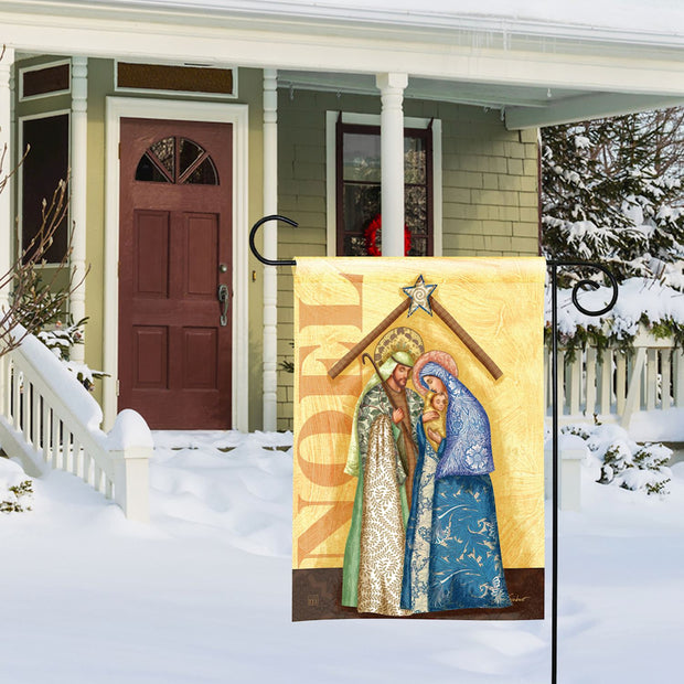 Noel Nativity Garden Flag