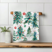 Christmas Tree Kitchen Tea Towel Waffle Holiday Decor Gift
