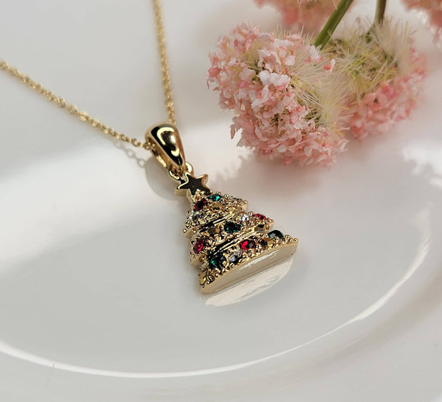 Christmas Tree Necklace