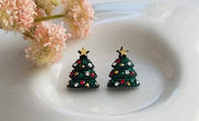 Christmas Tree Post Earring