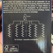 Warm White Tree Cascade Twinkle LED Lights