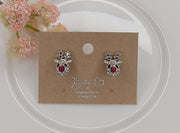 Sparkly Reindeer Post Earrings