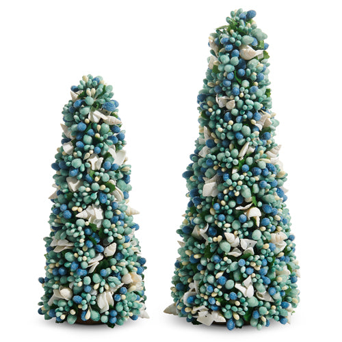 C Shell Tree Beaded Shell Trees, 2 Sizes – Cattail Cottage
