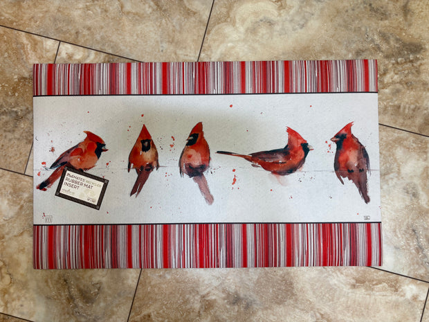 Cardinals on a Wire MatMate Insert