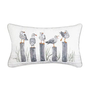 Gulls Just Wanna Have Fun Indoor/Outdoor Throw Pillow