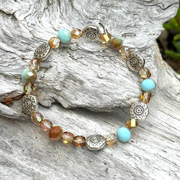 Boho Beach Vibes Elastic Bracelets