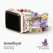 Mosaic Amethyst Stretch Apple Watch Band