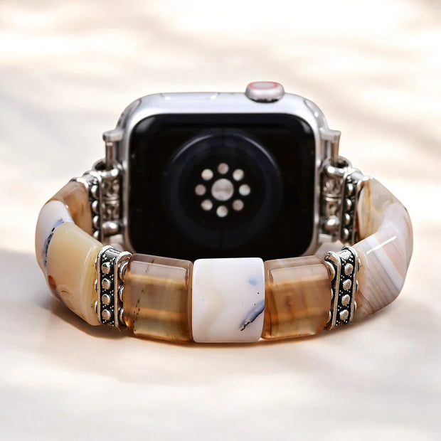 Sacred Sands Agate Stretch Apple Watch Band