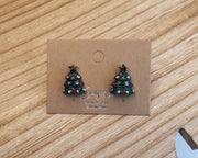 Christmas Tree Post Earring