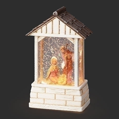 Lighted Holy Family Mini Dome Lantern