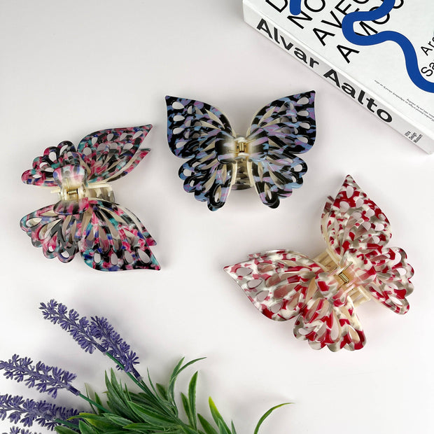 Double Layer Hollow Butterfly Hair Clip