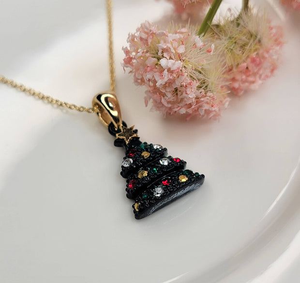 Christmas Tree Necklace