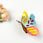 Colorful Cartoon Butterfly Claw Clip Diamond Hair Clips