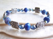 Elastic Czech Bracelet - Spring Colors