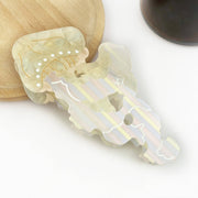 Jellyfish Claw Clip, Acetate Marine Life Series Hair Clip