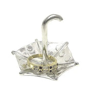 Umbrella Pewter Ring Holder