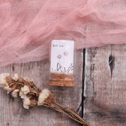 'with love' Flower With Crystal Earrings ROSE GOLD