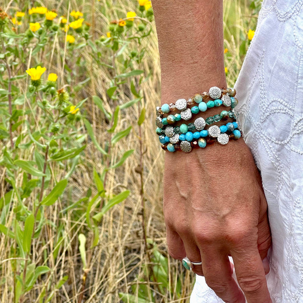 Boho Beach Vibes Elastic Bracelets