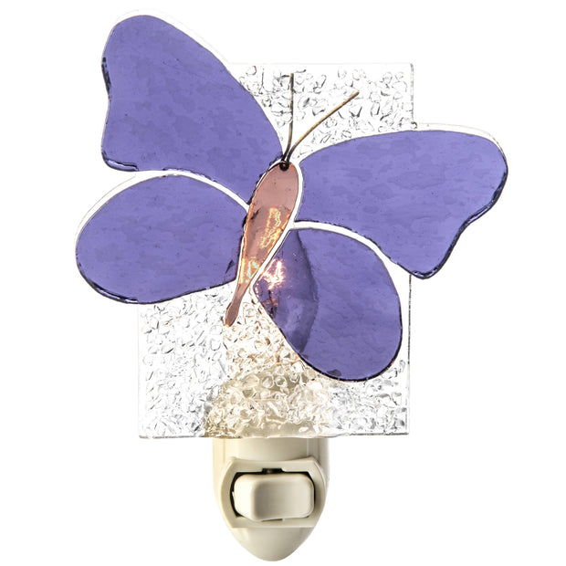 Butterfly Night Light Purple