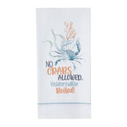 No Crabs Allowed Dishtowel