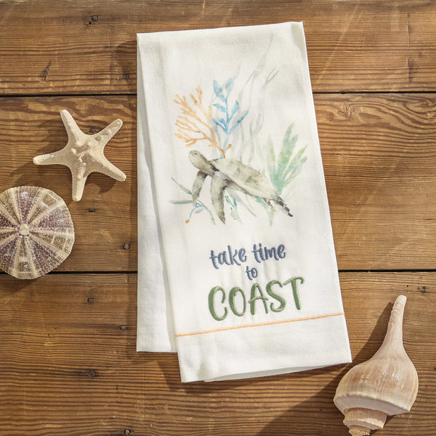 Take Time to Coast Dishtowel