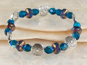 Elastic Czech Bracelet - Spring Colors