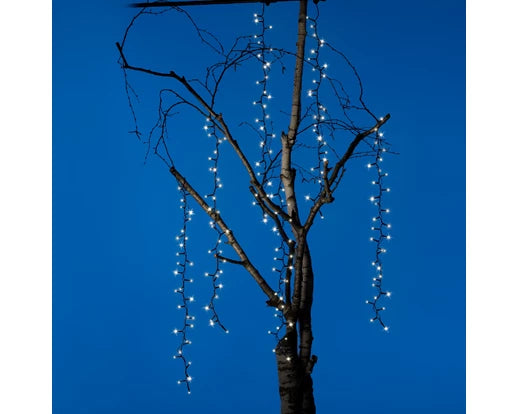 Warm White Tree Cascade Twinkle LED Lights