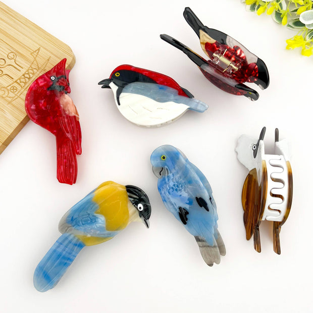 Charming Bird-Inspired Hair Claw Clip Collection