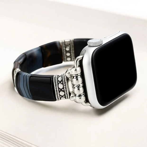 Bohemian Noir Stretch Apple Watch Band