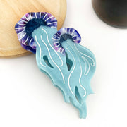Jellyfish Claw Clip, Acetate Marine Life Series Hair Clip